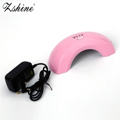 Soak Off Nail Gel 6W UV LED Nail Lamp 30s 60s 90s Curing LED Gel Nail Lamp With CE ZS-LED009