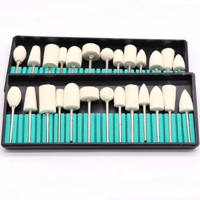 13pcs Wool Nail Drill Bits Set Kit For Nail Art Machine Grinding Needles